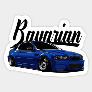 BMW E46 - PAPAYA STREETART Sticker